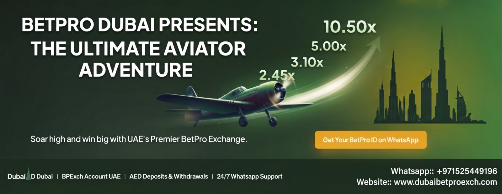 BetPro Dubai Aviator crash game
