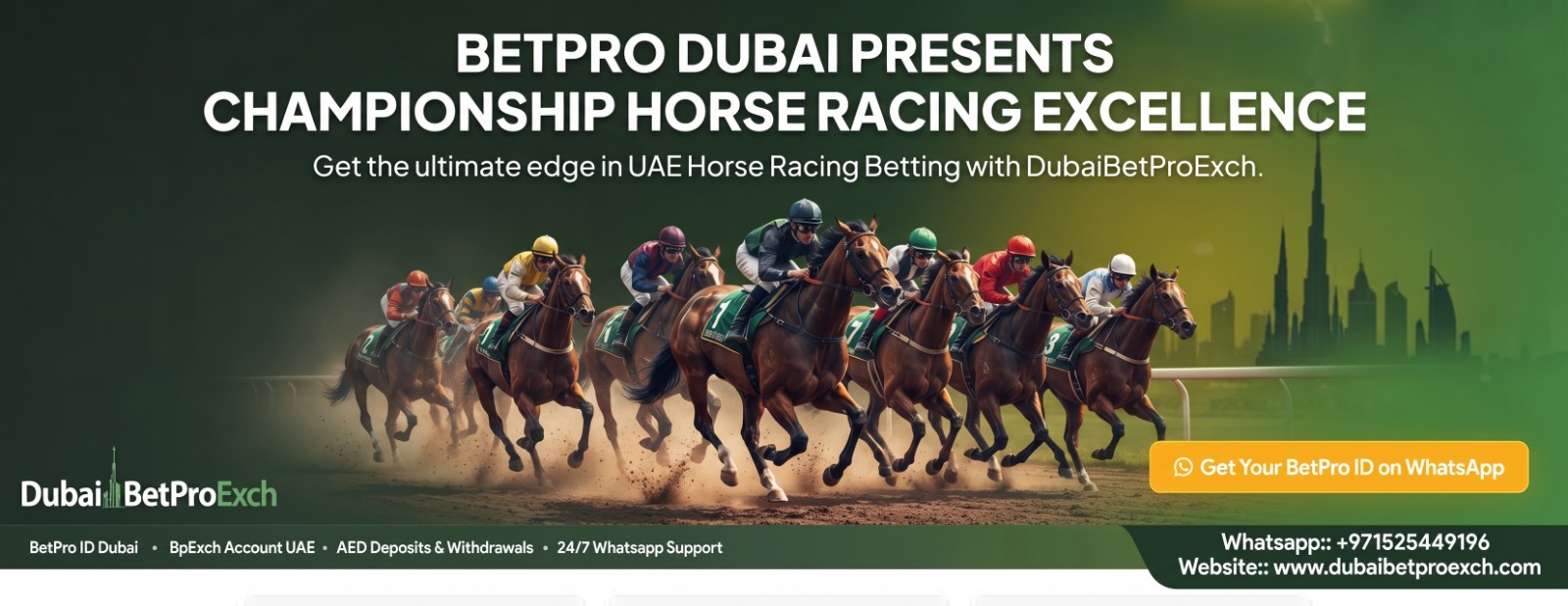 BetPro Dubai horse racing betting